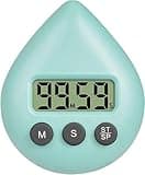 Shower Timer, Digital Shower Clock with Timer, Waterproof Timer with Alarm and Suction Cup, Energy Saver Home Kitchen Timer