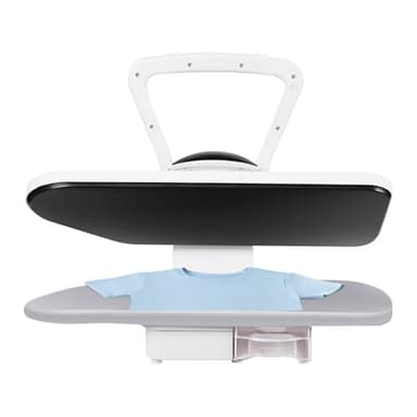 FUJAOPS Intelligent Steam Press, 1600W Digital Steam Press Machine w/5 Fabric Settings&Touch Screen, Large 35.8" Ironing Pressing Equipment, Electric Pressing Machine for Home Use (White)