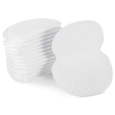 50 Pcs Underarm Sweat Pads, Armpit Sweat Pads for Women and Men, Disposable Underarm Pads for Sweating Women Comfortable Unflavored Non Sweat Armpit Protection (5.1 * 3.54 inch, 50)