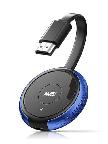 AIMIBO iOS Wireless Display Adapter 4K 5G - Direct Plug & Play HDMI Wireless Dongle for i Phone i Pad Smartphone Tablet Laptop, Cast Video to HDTV Monitor Projector, Support Airplay Miracast DLNA