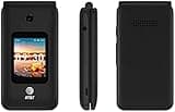 SIMBROS Unlocked FLIP 4 AT&T SMARTFLIP IV U102AA 4G 4GB Phone -Works with AT&T T-Mobile & Cricket -NOT Good for VERIZON Simkey
