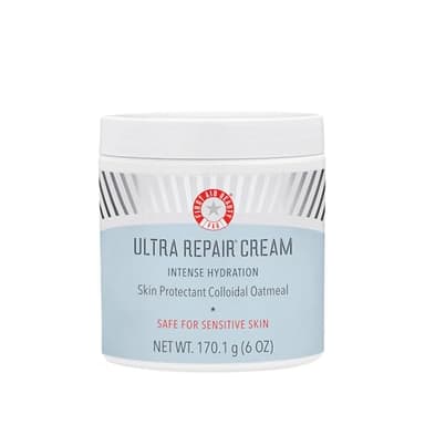 First Aid Beauty - Ultra Repair Cream, Intense Hydration Whipped Colloidal Oatmeal, Clinically Proven to Strengthen Skin Barrier in 7 Days & Helps Relieve Eczema, Luxury Face & Body Moisturizer, 6 oz