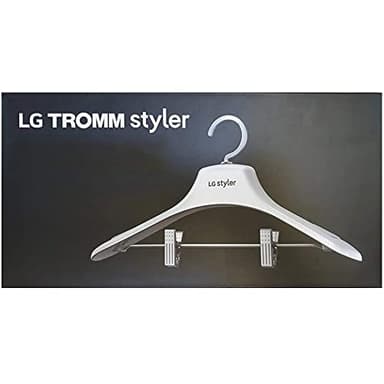 LG Styler Clothes Shirts Suit Hanger Holder with Non-Slip Pad, Stainless Steel Clips and Hooks