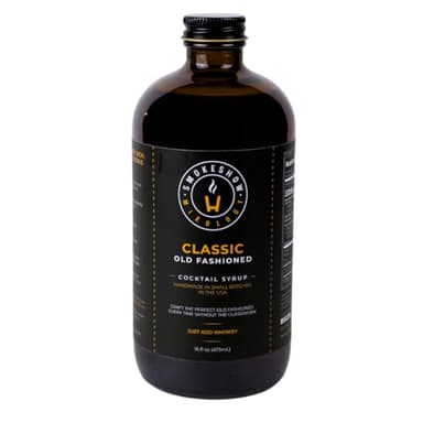 Smokeshow Cocktail Syrup - 64 Servings (16 oz, Classic Old Fashioned)