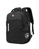 CROSSGEAR Large Travel Backpack Waterproof Laptop Bag Airline Approved Business Office Work Computer Casual Daypacks TSA Lock Anti-Theft Bookbag with USB Port Fit 17.3 inch Laptops for Men Women