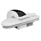 Large Steam Iron Press with LED Touch Screen,1600W Compact Ironing Steam Press with 5 Fabric Settings,Digital Steam Press for Home Business (White)