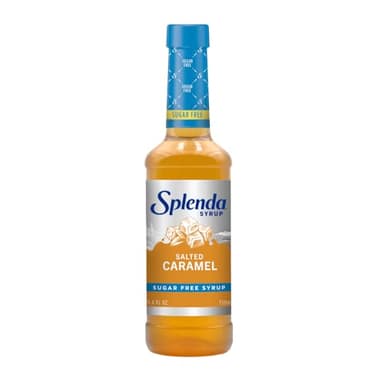 Splenda Coffee Syrup, Salted Caramel, Sugar Free, Flavored Liquid Syrups for Drinks, 750 ml Bottle