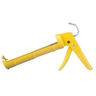Dripless Brand CH200 Cradle Frame Hex Rod Caulk Gun | Dripless Metal Caulking Gun for 10oz Sealant and Adhesive Silicone Cartridges or Tubes | 10:1 Thrust Ratio | Contractor Grade