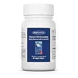 Allergy Research Group Vitamin D3 Complete - Vitamin D3 and K2 Supplement, Daily Balance, with Vitamin A, DeltaGold Tocotrienols, High Potency, Veggie Softgels - 60 Count