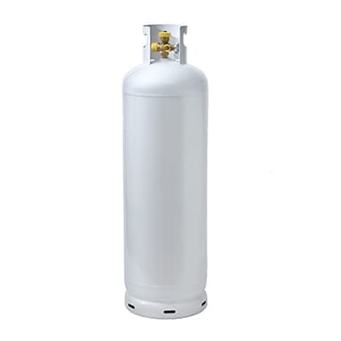 Flame King 100LB (23 Gal) Multi-Valve Propane Tank with High Capacity Filler, Great for Mixed Heating Systems, Home fireplaces, Dryers and Grills