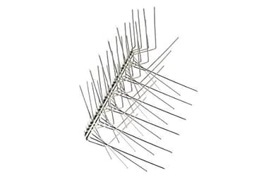 Nixalite Wall-Mounted Bird Spikes Premium Model W (8ft, 4-2ft Strips)