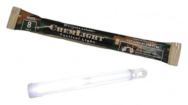 Cyalume Military Grade White Glow Sticks - Premium Bright 6” ChemLight Emergency Glow Sticks with 8 Hour Duration (Bulk Pack of 10 Chem Lights)