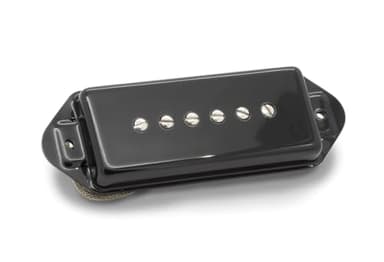 Seymour Duncan Antiquity P90 Dog Ear - Bridge - Black Unaged Retrospec’d - Electric Guitar Pickup