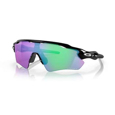 Oakley Radar EV Path OO9208 920844 38MM Polished Black/Prizm Golf Shield Sunglasses for Men for Women