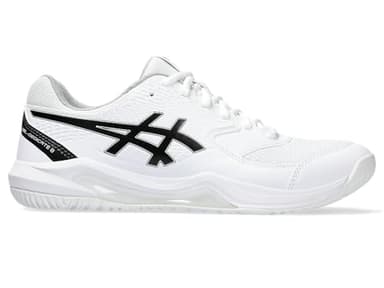 ASICS Men's Gel-Dedicate 8 Tennis Shoes, 10, White/Black