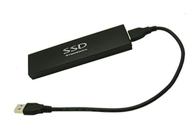 Sintech USB 3.0 External Enclosure Case for 18 Pin SSD from 2010-2011 MacBook Air A1369 A1370 1375 A1377 MC505 MC506