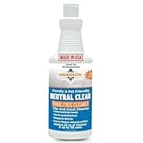 Neutral Clean - Tile, Grout & Stone Cleaner, Multi Surface, Floral Scent Concentrated Formula for All Hard Surfaces - Floor Mopping, Bathroom, Kitchen, Shower Maintenance - pH Neutral, 1 Quart