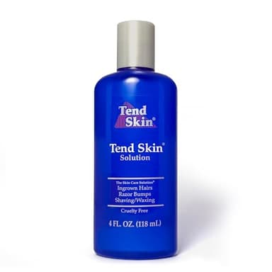 Tend Skin Solution for Unsightly Razor Bumps, Ingrown Hair and Razor Burns, Post Shaving and Waxing Toner for Men and Women, Made in USA, 4 Oz