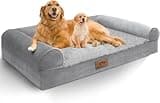 Sytopia Indestructible Dog Beds for Large Dogs Washable Orthopedic, Chew Proof 42 Inch Extra Large Dog Bed with Removable Cover and Anti-Slip Bottom - XL