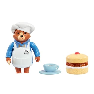 Rainbow Designs Paddington Bear Toy Teatime Treats Playset - Chef Paddington, Cakes and Treats - Imaginative Cooking Set from The Adventures of Paddington TV Series