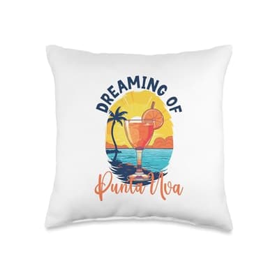 Dreaming of Punta Uva Throw Pillow