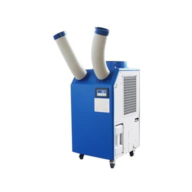 EQCOTWEA Industrial Spot Cooler 18,700 BTU 220V – Industrial Mobile Air Conditioner for Workshops, Auto Repair Centers, Warehouses & Outdoor Events, Adjustable Air Vents & 14L Condensate Tank