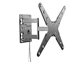 Master Mounts 2744L RV TV Wall Mount, Articulating, Locking, Tilts, Swivels - Travel Accessory for Trailers, RVs, Campers, Motor Homes, Boats, Fits up to 60"+ Screens and up to 400x400mm
