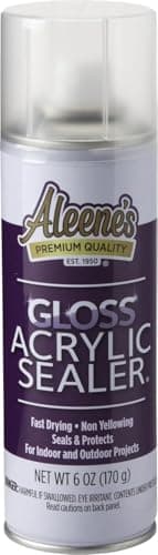 Aleene's Spray Acrylic Sealer, Gloss Clear Finish, 6 oz