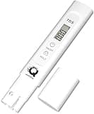 TDS Meter AI-Supported Self-Calibrating for Accurate Results - Total Dissolved Solids Meter- Water Quality Tester Ideal for Drinking Water, Hydroponics, TDS and PPM Measurement