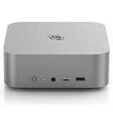Beelink SER8 Mini PC AMD Ryzen 7 8745HS, 32GB DDR5-5600MHz 1TB PCIe4.0 SSD, AMD Radeon 780M Graphics 12core 2600MHz Gaming PC, USB4.0/ Triple Display/ WiFi6/ BT5.2/2.5Gbps LAN Mini Computer