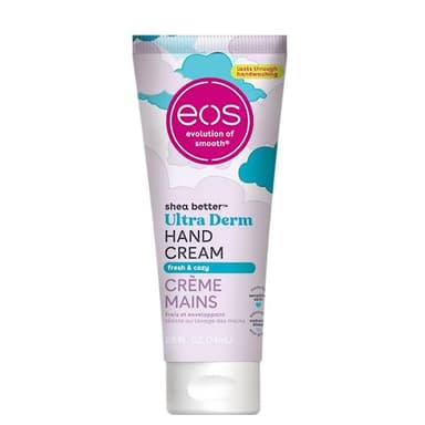 eos Shea Better Hand Cream – Fresh & Cozy, Hand Lotion, Hand Lotion for Dry Skin, Hydrating, Shea Butter, Dry Skin Relief, Travel Size, 2.5 oz