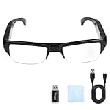 dahocamgo Glasses with 1080P HD Wearable Glasses，Portable Outdoor Sports Camera Eye Glasses for Biking,Hunting, Hiking Shooting Included 32G TF Card