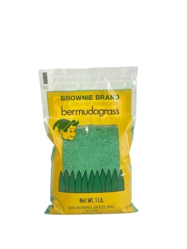 Brownie Brand Bermudagrass- Cynodon dactylon (Sahara II, 1LB)