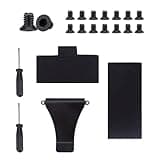 NICENEEDED Wallet Replacement Screw Kit, DIY Wallet Screw Repair Set, Screwdriver Metal Clip Men Minimalist Wallet Hardware Accessories Elastic Cash Strap Replacement for Wallet