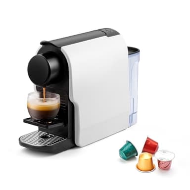 Mini Espresso Machine Compatible for NS Original Line Pods, Compact Capsule Coffee Maker with 20 Bar High Pressure Pump, 22 oz Removable Water Tank