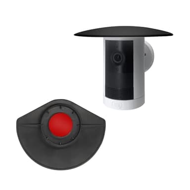 Haoyou Rain Cover for Ring Outdoor Cam Plus and Ring Stick Up Cam, Protects Camera Lenses from Rainwater, Glare, Snow, Sunlight, and UV Rays, Easy to Install and Does Not Obstruct The View (Black)