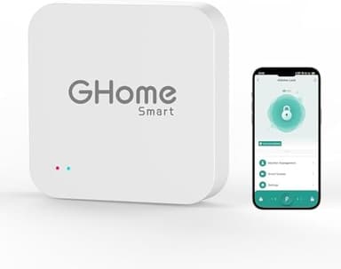 GHome G2 Smart WiFi Gateway, WiFi Hub for Smart Locks, Remote Control, G2 Gateway for TT/DD Lock App, 2.4Ghz WiFi, Easy to Set