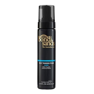 Bondi Sands Dark Self Tanning Foam | Lightweight, Self-Tanner Foam Enriched with Aloe Vera and Coconut Provides an Even, Streak-Free Tan | 6.76 oz/200 mL