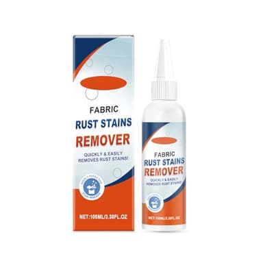 Juefesi Rust Stain Remover For Clothes, Strong And Effective Yellow Stain Remover For White Clothes, Fabric, Garments & Washable Textiles, 3.38 Fl.Oz