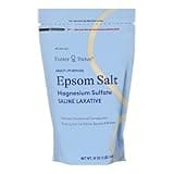 Foster & Thrive 1 lb Pouch Epsom Salt Granules - Magnesium Sulfate USP 100% - Saline Laxative - Multi Purpose