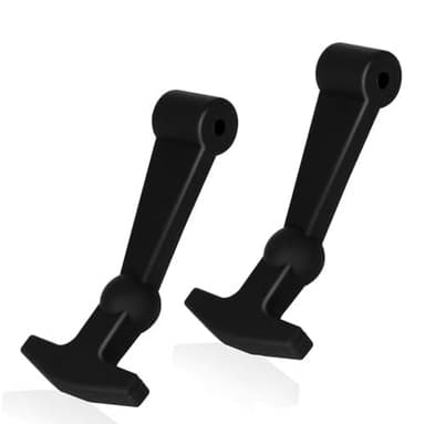 2 Pack Cooler Latches Replacement for Yeti, RTIC, Durable Replacement Latches Lid Parts Handle Compatible with Yeti RTIC Coolers (Black)