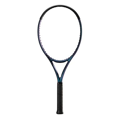 Wilson Ultra 108 v4.0 Performance Tennis Racket - Grip Size 3-4 3/8", Strung with Sensation 16 Natural at Mid Range Tension