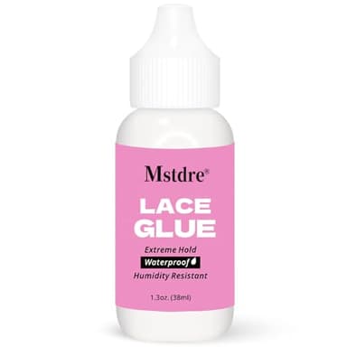 Strong Holding Glue for Lace Wigs and Hairdressing Systems - Invisible Bonding Non-Toxic Odorless or Latex Moisture and Water Resistant -Wig Retaining Accessory 1.3 oz