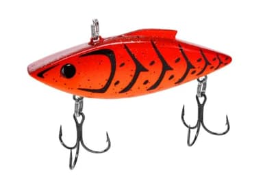 Bill Lewis Lures Lifelike Vibrations Rat-L-Trap 1/2 OZ Lipless Crankbait Fishing Wobble Sinking Lure for Black Bass, Trout, Walleye, Pike, Salmon, Fire Craw