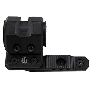Leapers RG-FL27KC Inc., UTG Offset Flashlight Ring Mount, Keymod, Matte Black