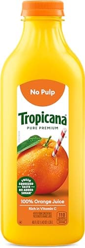 Tropicana Pure Premium 100% Orange Juice Original, No Pulp,�No Sugar Added, 46 fl oz bottle