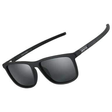 ZENOTTIC Square Polarized Sunglasses for Men Lightweight TR90 Frame Sun Glasses 100% UV Blocking Anti Glare Shades for Driving Fishing Golf Sports