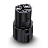 Lectron J1772 to Tesla Adapter 80 Amp (250V) - EV Charging Adapter Compatible with Tesla Model S/3/X/Y/Cybertruck and All Electric Vehicles in The NACS Alliance (Black)