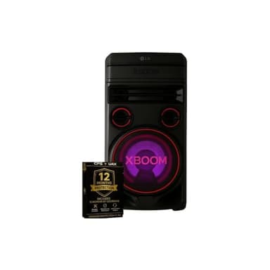 LG RNC7K1 RNC7 XBOOM 700W Karaoke Party Speaker Bluetooth, Dual Mic Ports, Super Bass Boost, Dolby Audio + 12-Month CP