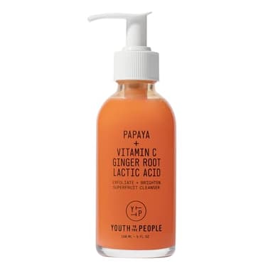 Youth To The People Superfruit Facial Cleanser Full Size - Papaya + Vitamin C Exfoliating Face Wash, Skin Renewal with AHA + BHA, Evens Tone & Texture for Soft + Radiant Skin - 5 fl oz